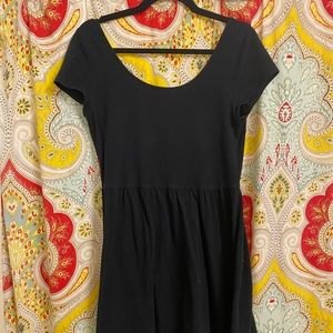 Mossimo black scoot back skater dress